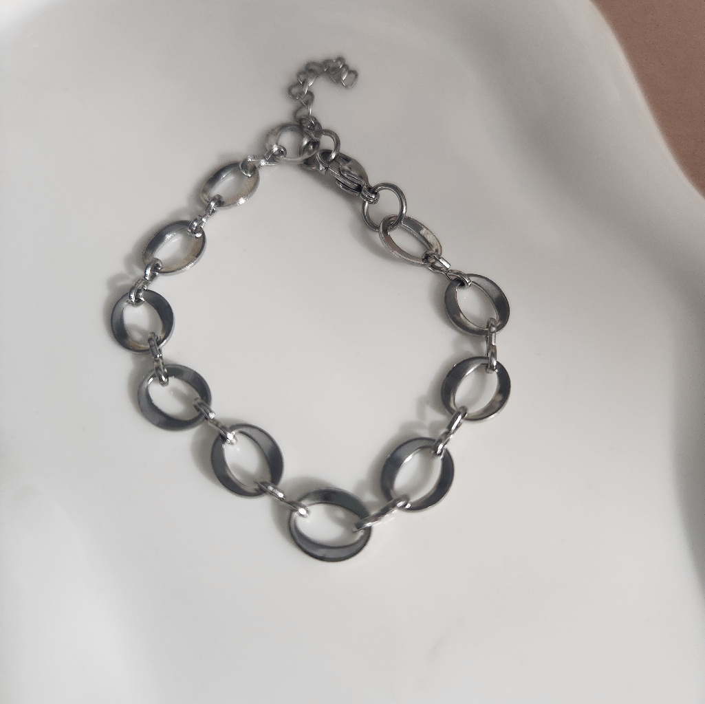 Stainless Steel O Link Bracelet